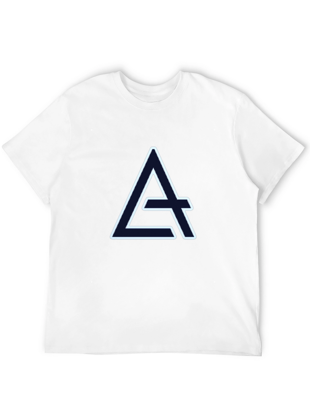Geometric A Logo Black T-Shirt