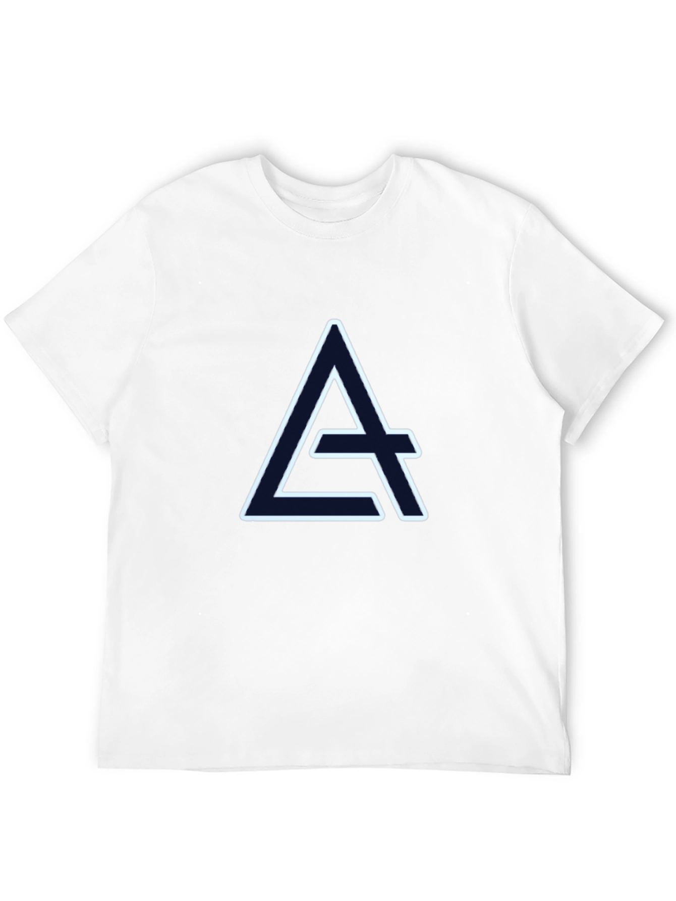 Geometric A Logo Black T-Shirt
