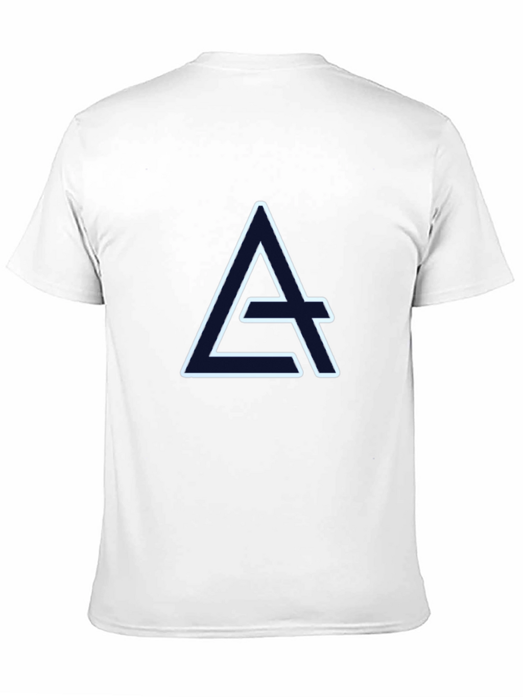 Geometric A Logo Black T-Shirt