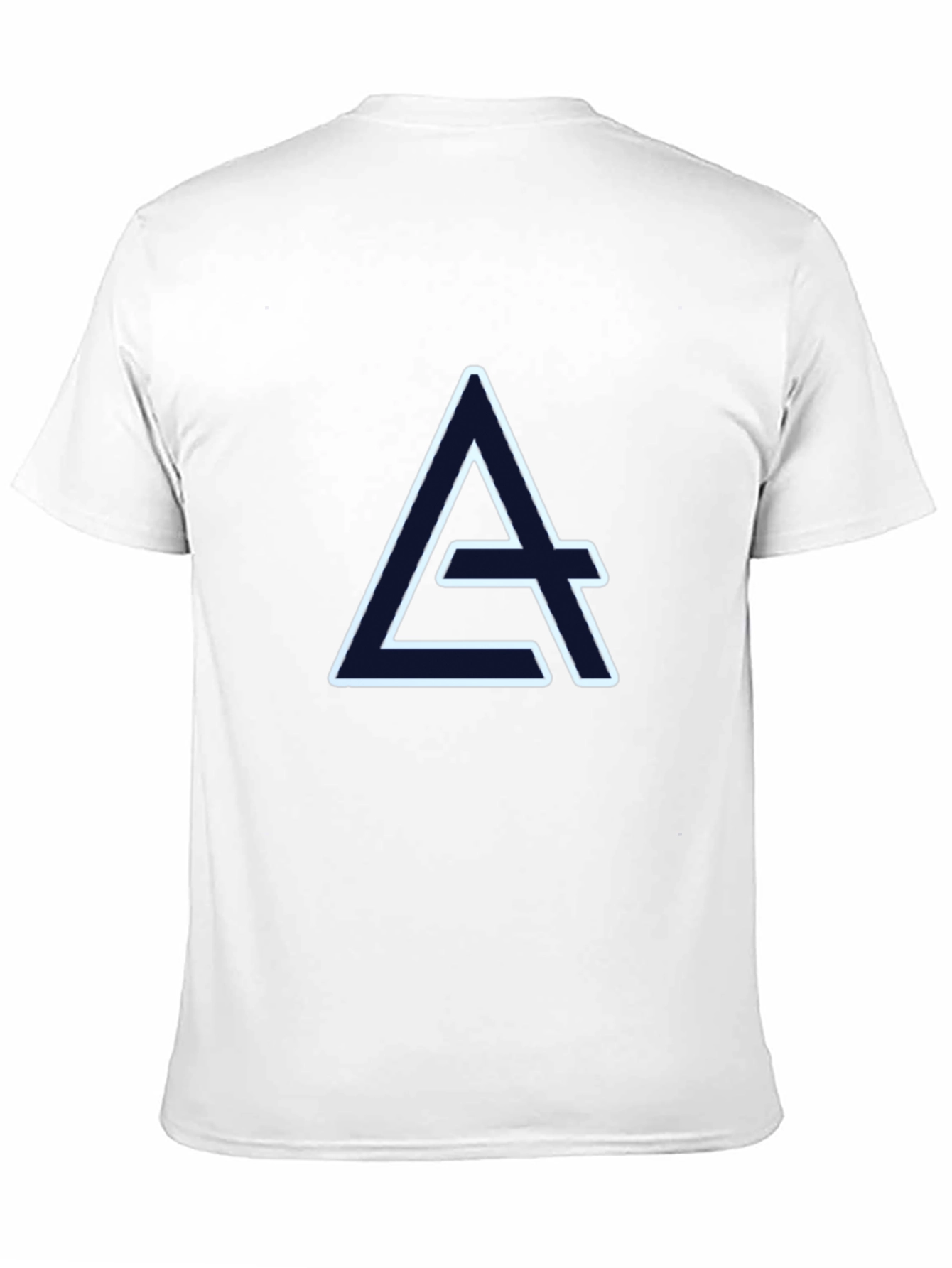 Geometric A Logo Black T-Shirt