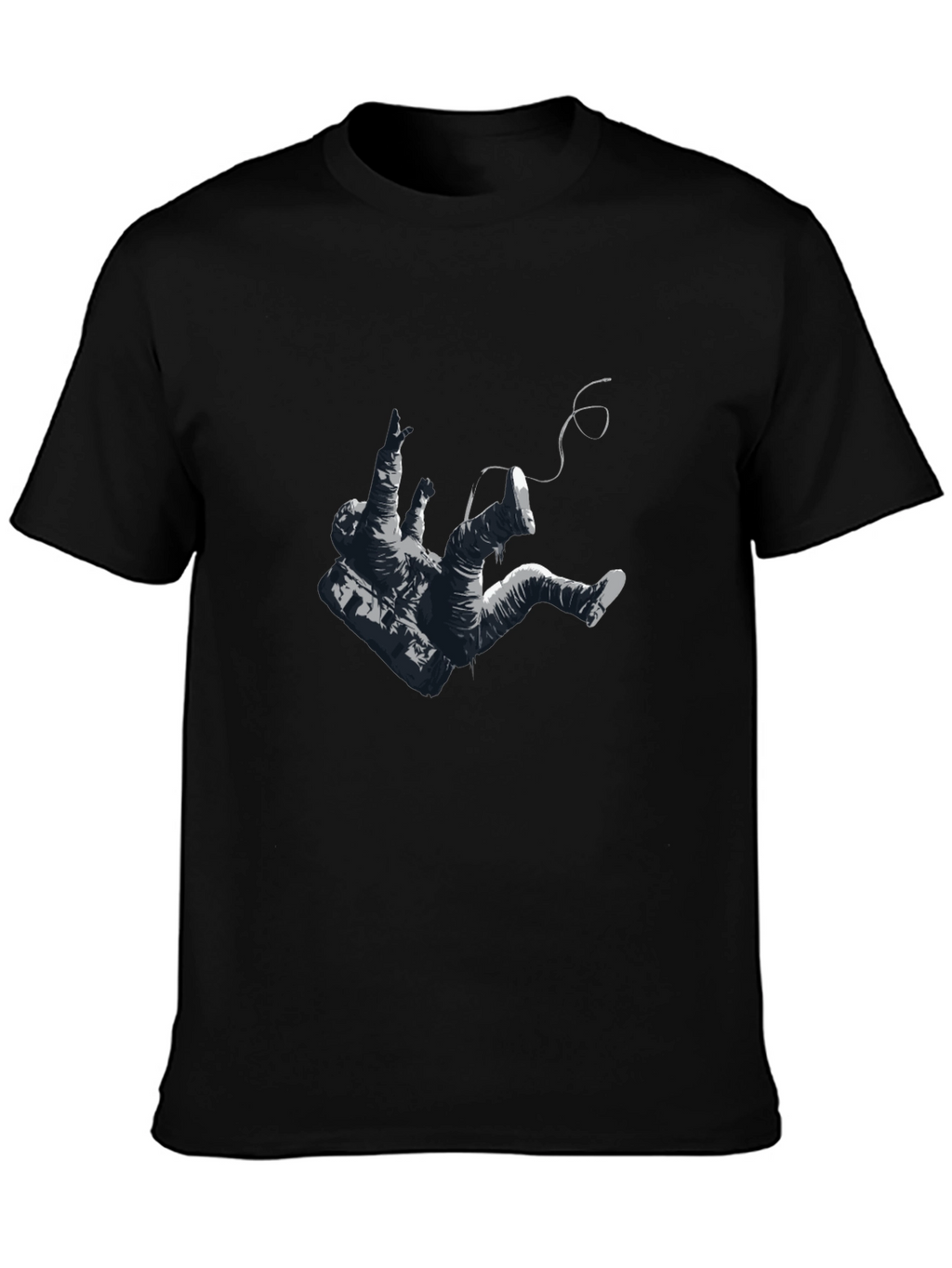 Astronaut Graphic Black T-Shirt