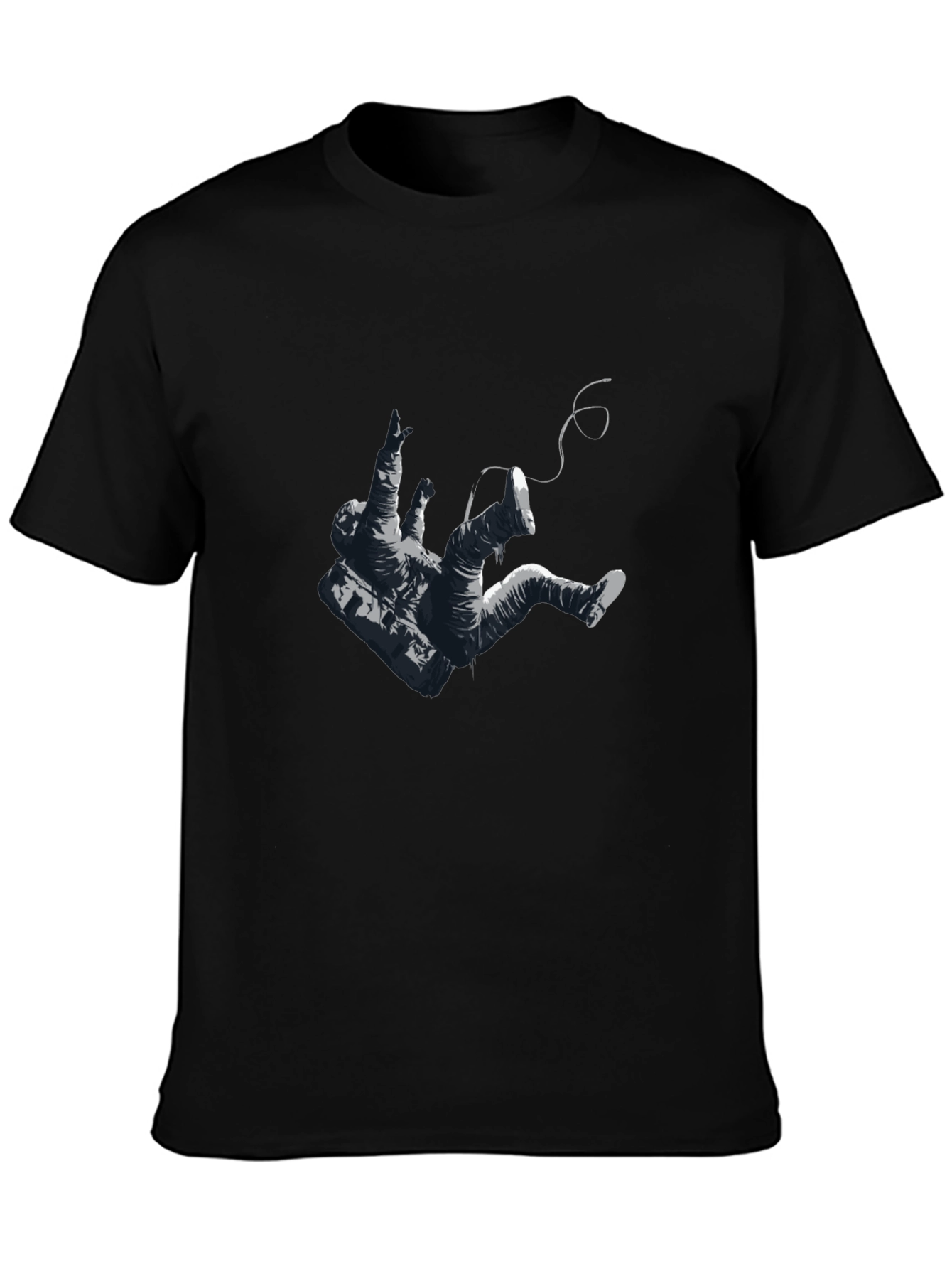 Astronaut Graphic Black T-Shirt