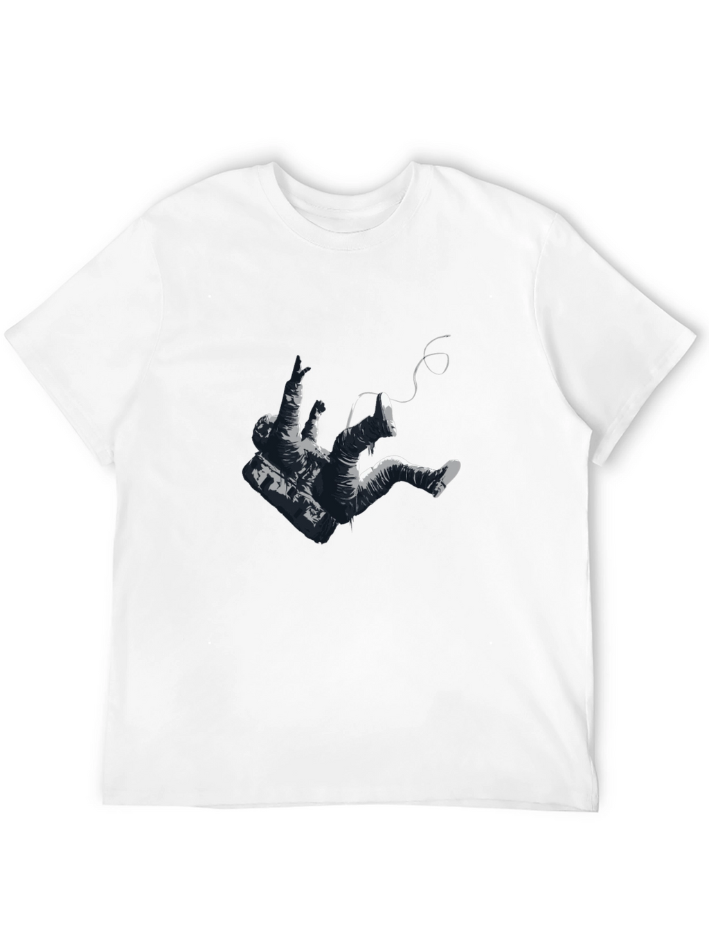 Astronaut Graphic Black T-Shirt