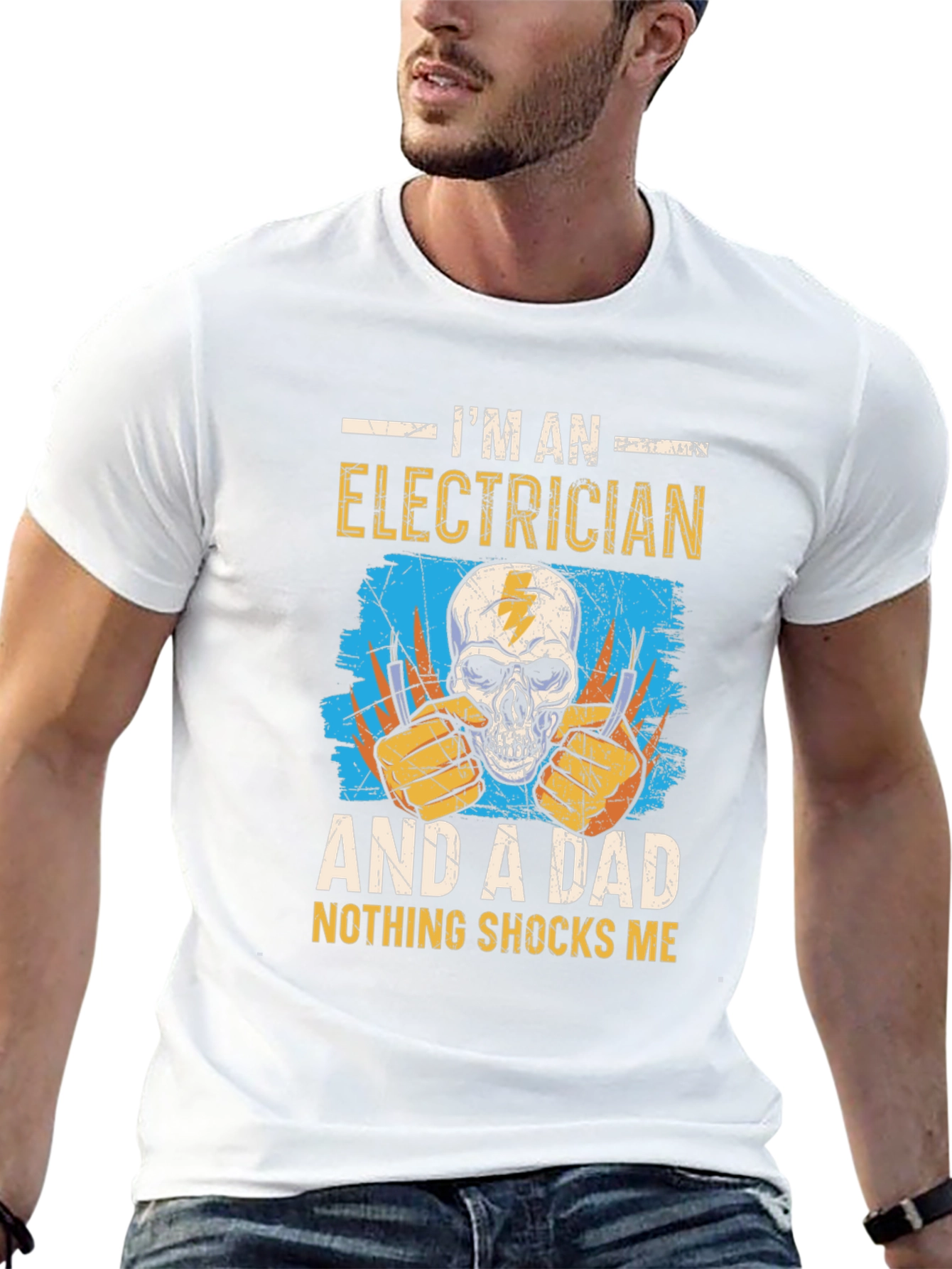 Electrician Dad T-Shirt: Nothing Shocks Me!