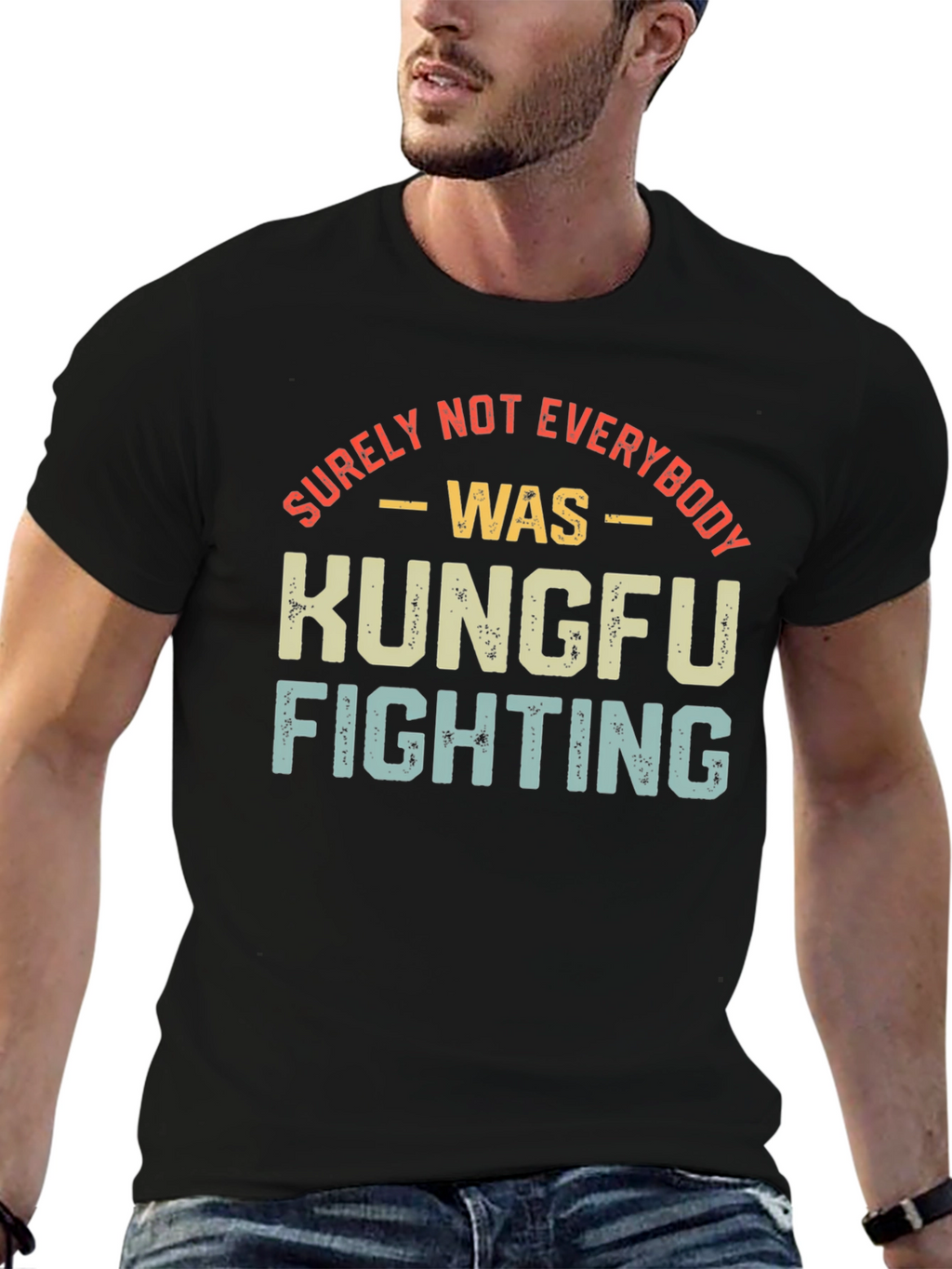 Kung Fu Fighting Retro T-Shirt