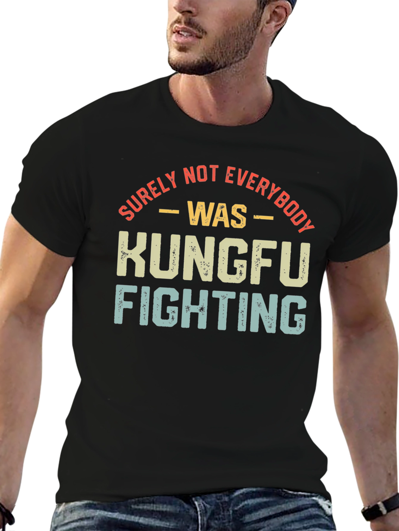 Kung Fu Fighting Retro T-Shirt