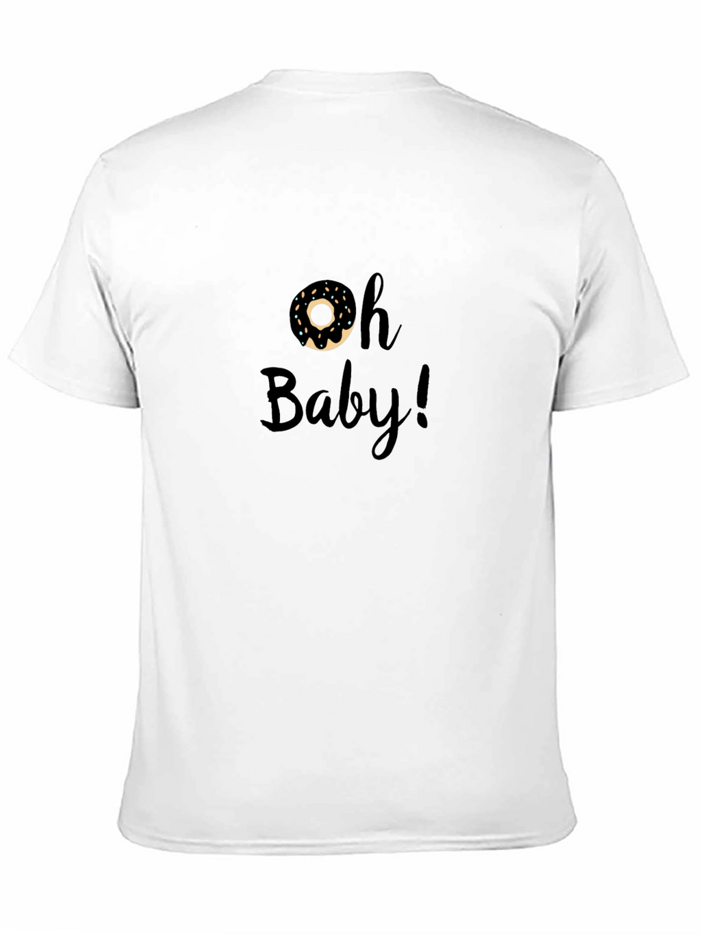 Oh Baby! Donut Graphic Tee - Black