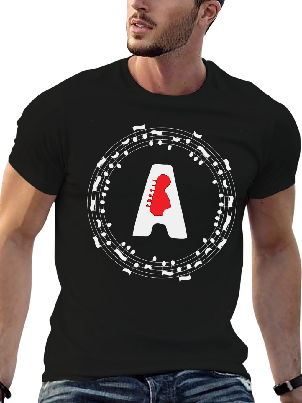Musical A Guitar T-Shirt