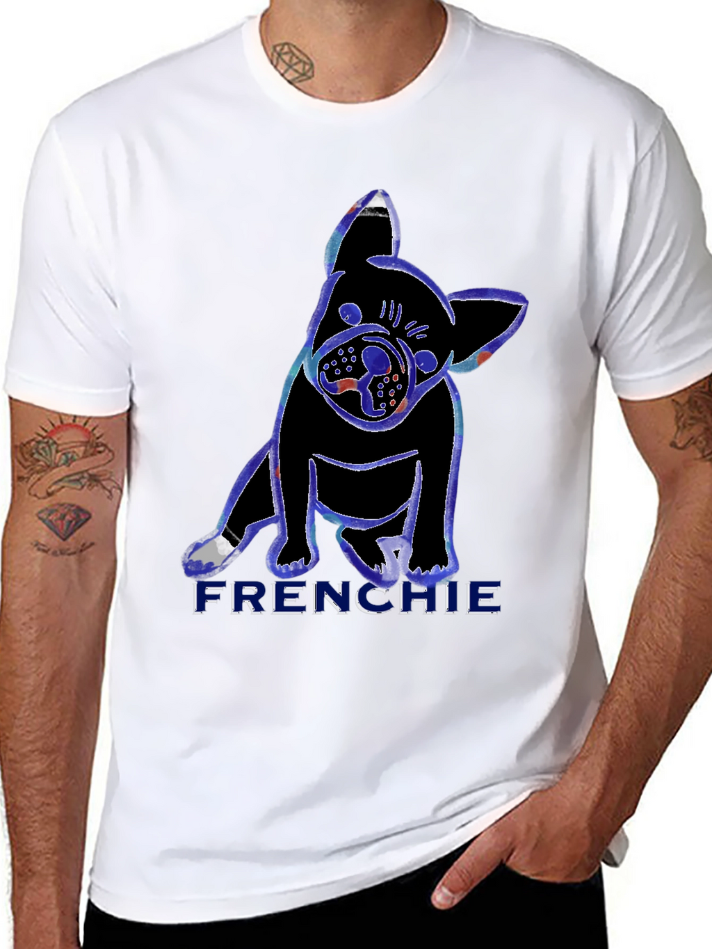 Frenchie Dog Graphic T-Shirt