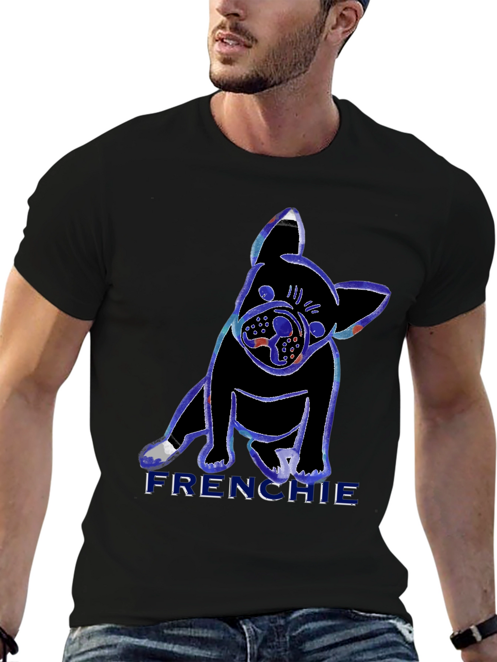 Frenchie Dog Graphic T-Shirt