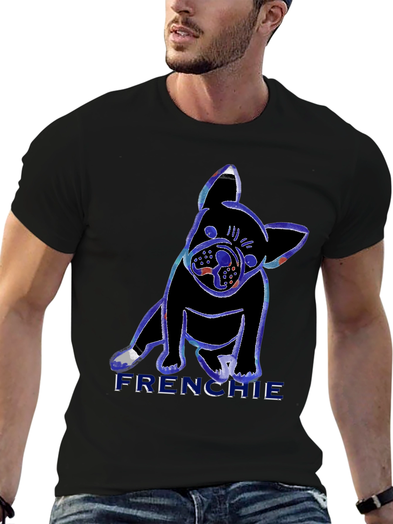 Frenchie Dog Graphic T-Shirt