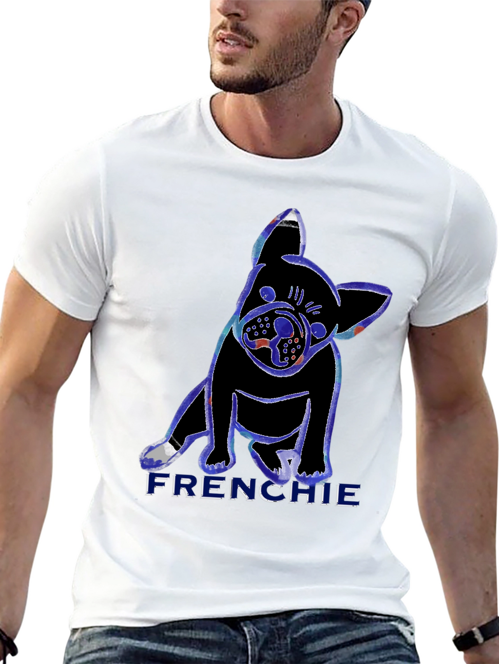 Frenchie Dog Graphic T-Shirt