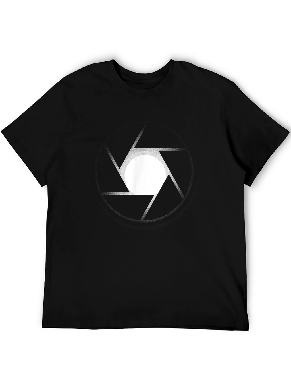 Aperture Graphic Mens Black T-Shirt