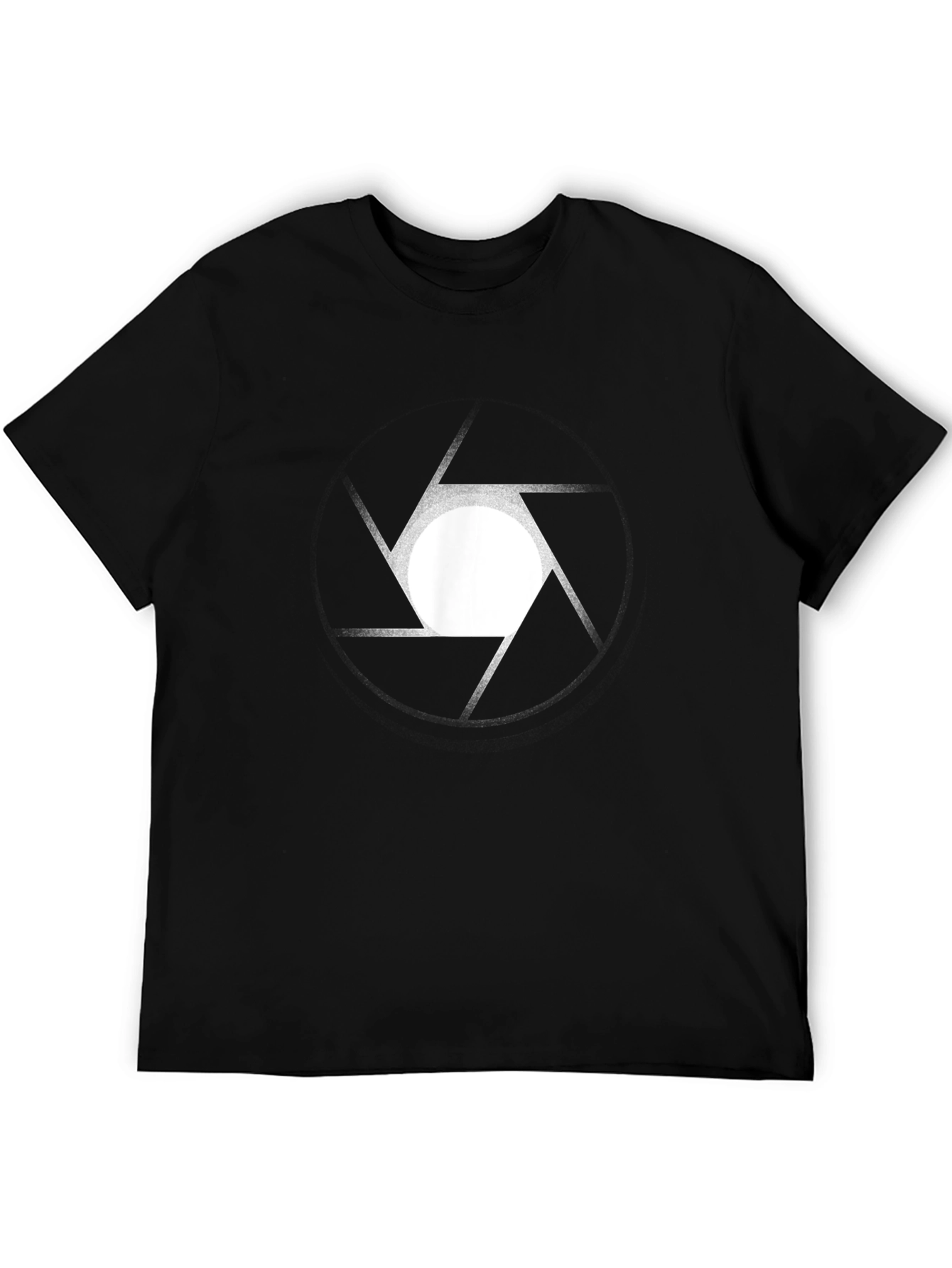 Aperture Graphic Mens Black T-Shirt