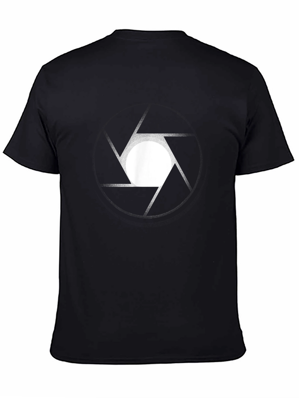 Aperture Graphic Mens Black T-Shirt