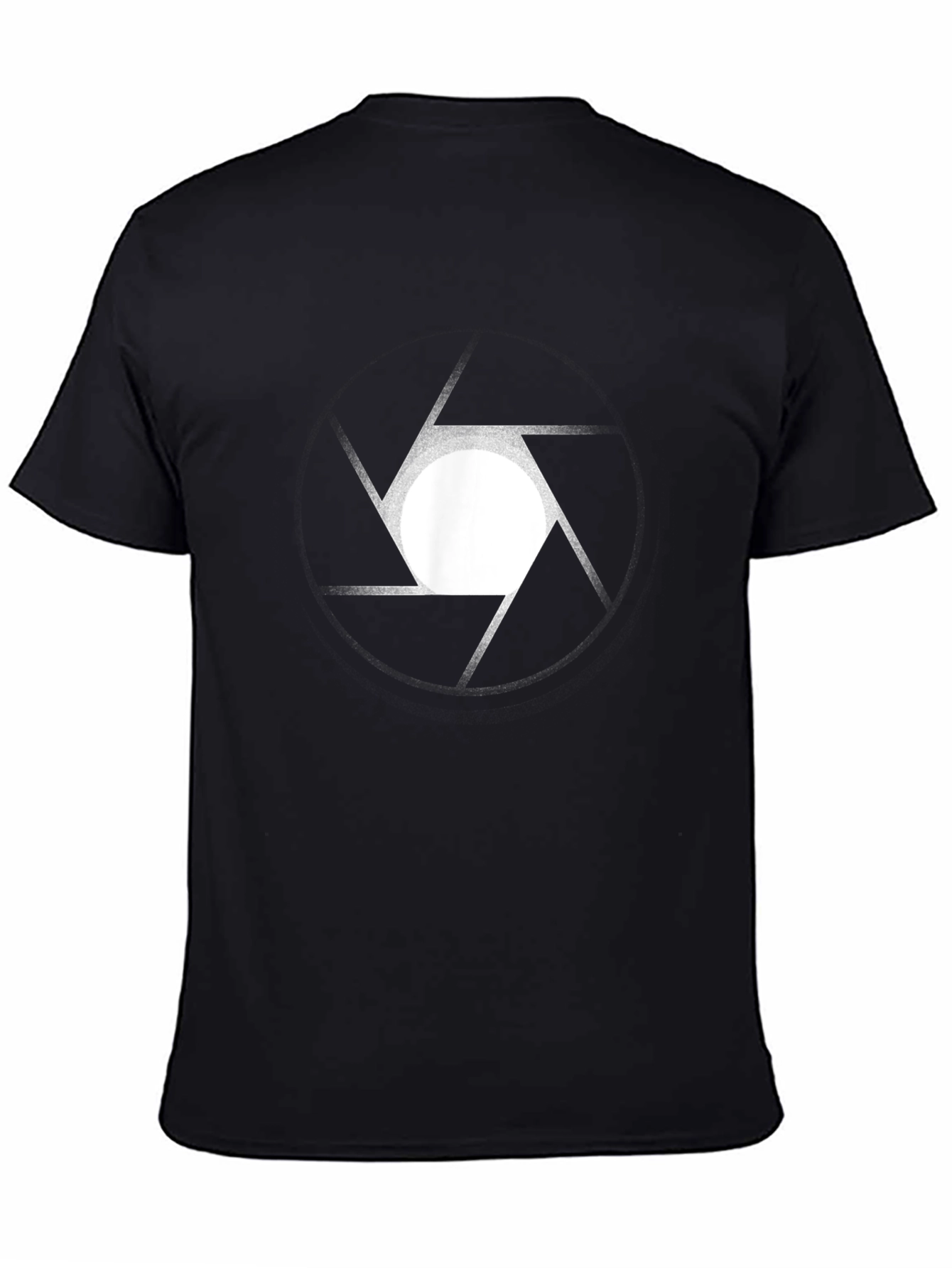 Aperture Graphic Mens Black T-Shirt