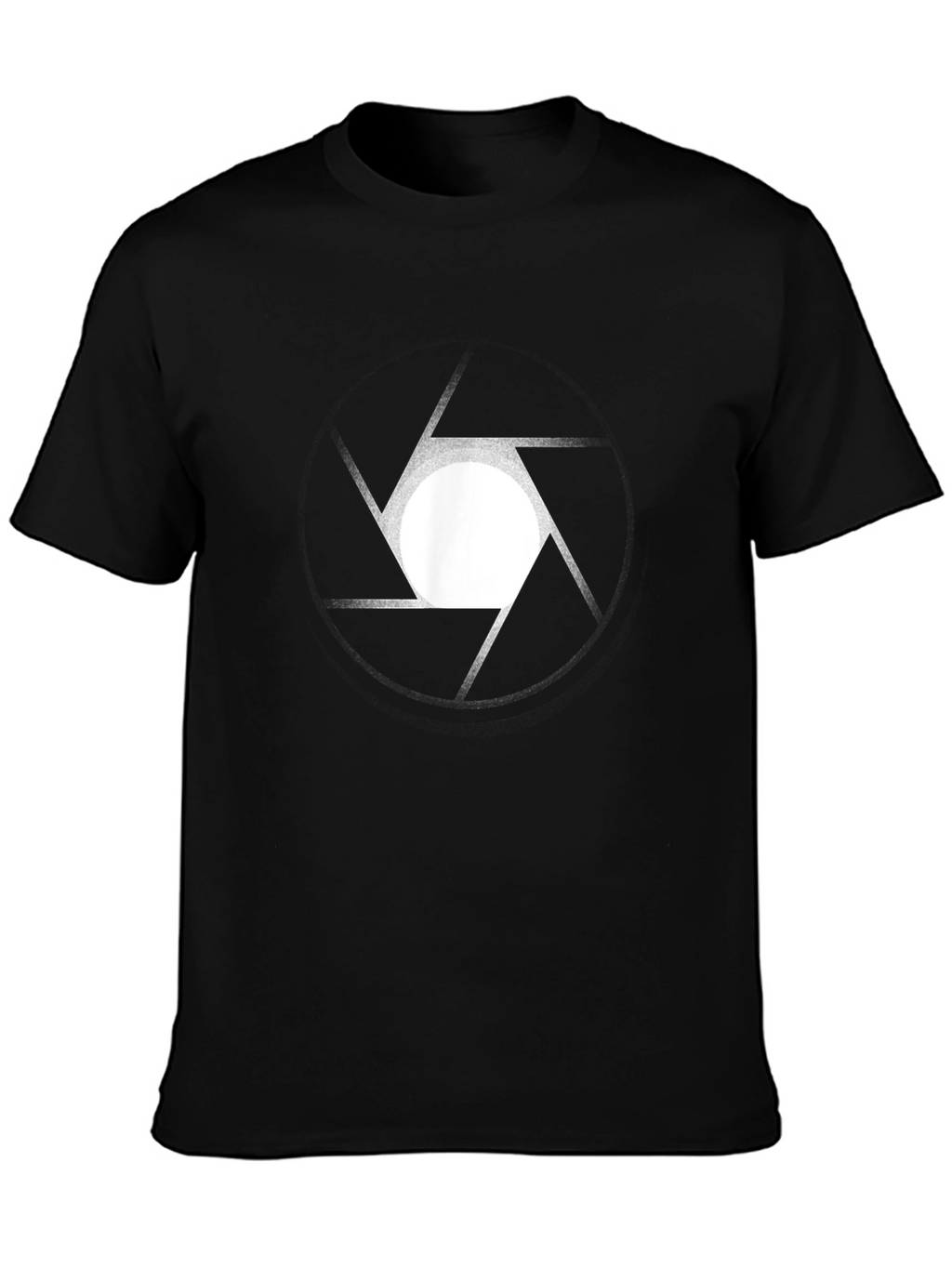 Aperture Graphic Mens Black T-Shirt