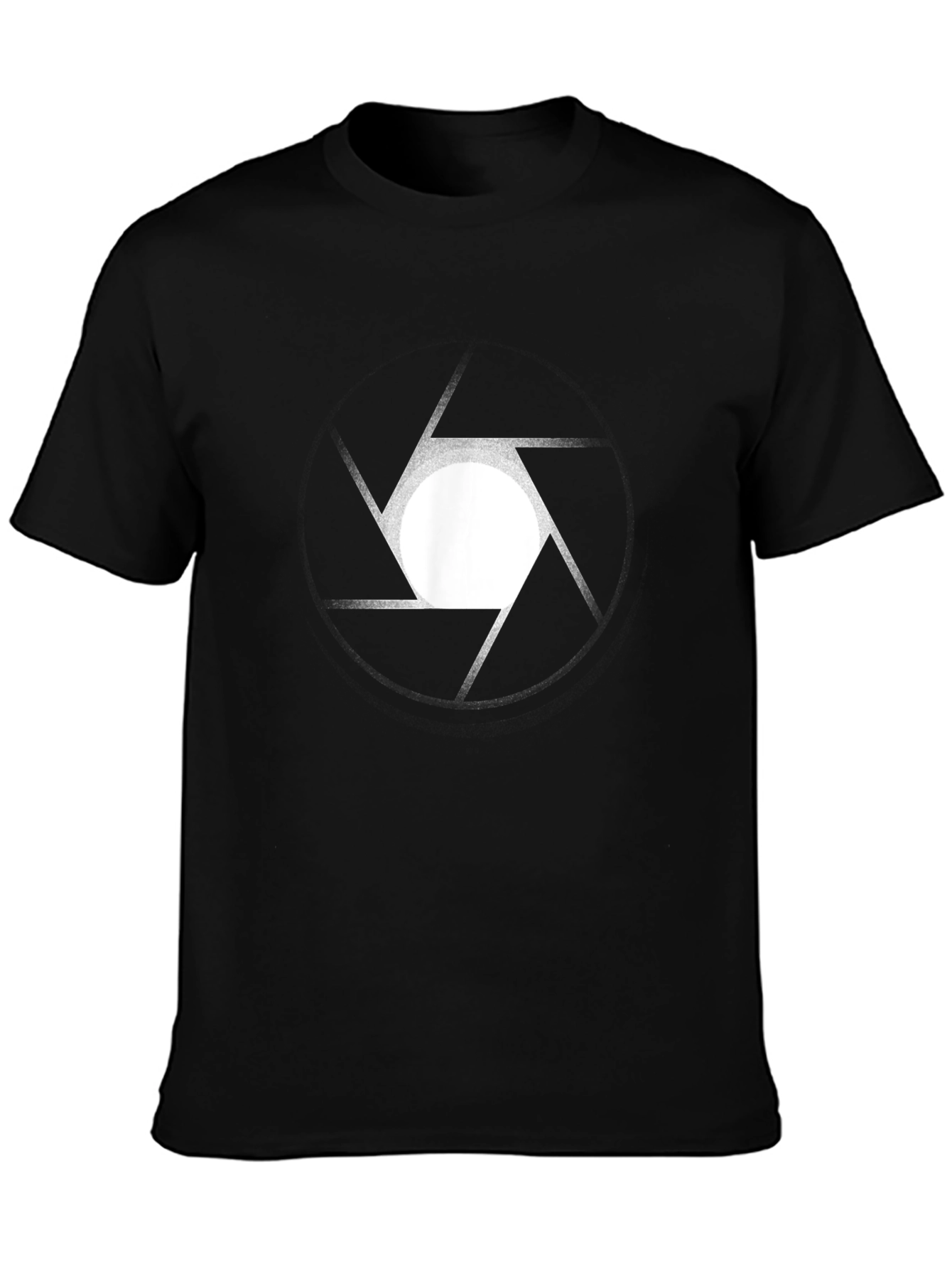 Aperture Graphic Mens Black T-Shirt