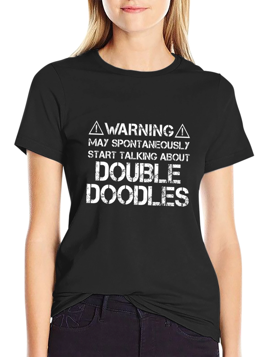 Double Doodles Warning Tee