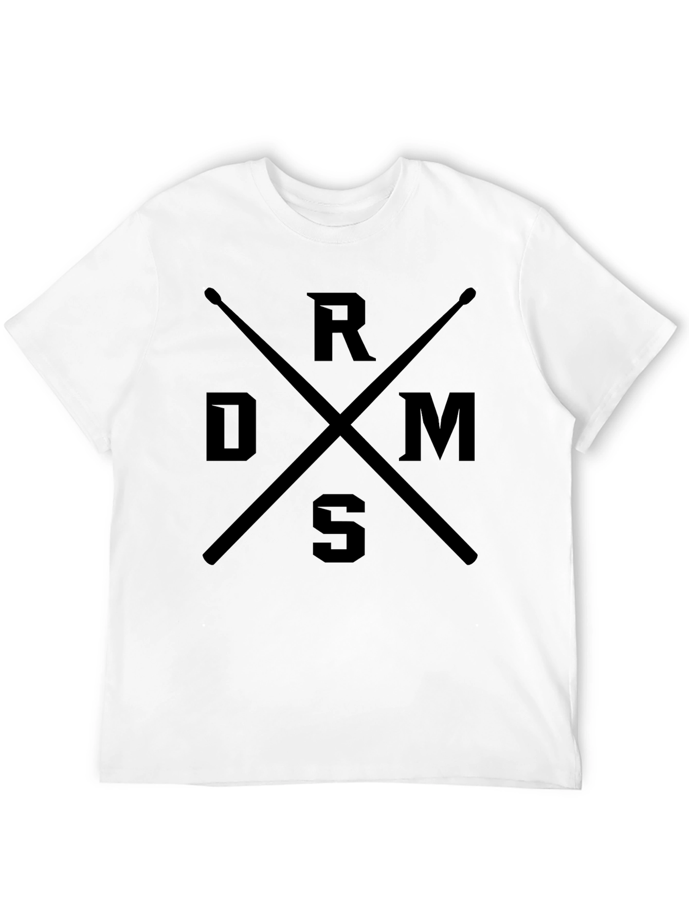 DRMS Drumsticks Black Graphic Tee