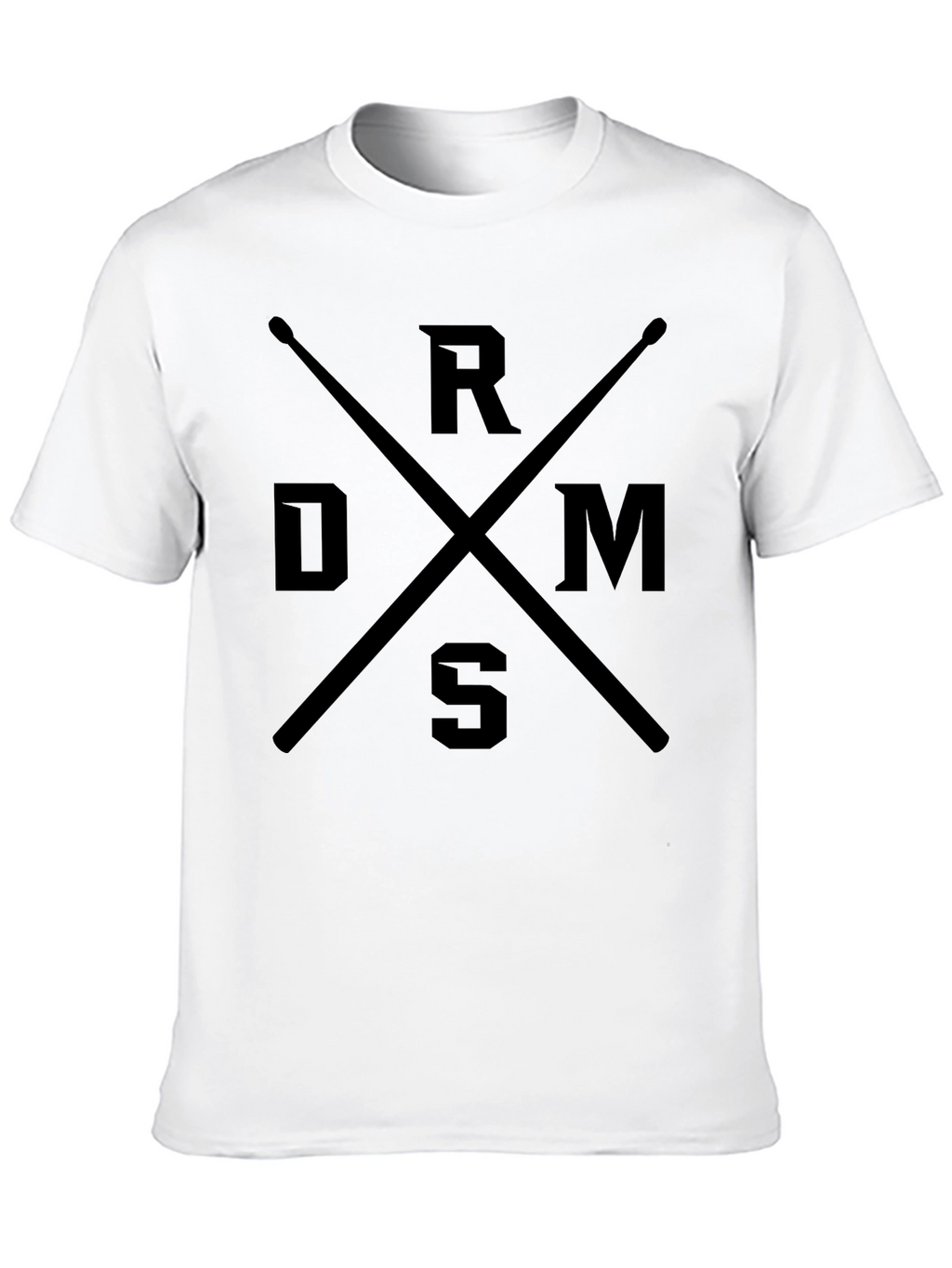 DRMS Drumsticks Black Graphic Tee