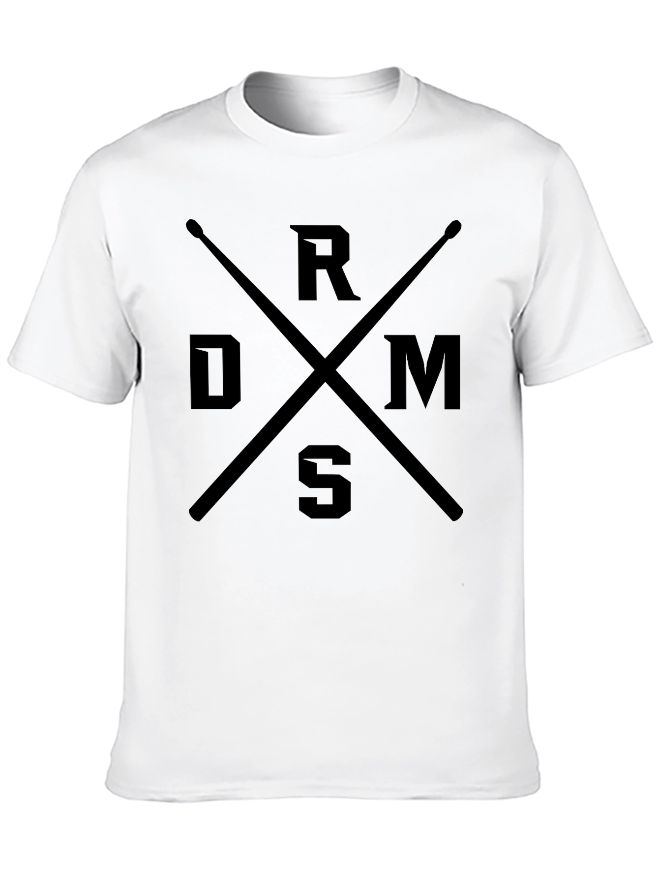 DRMS Drumsticks Black Graphic Tee