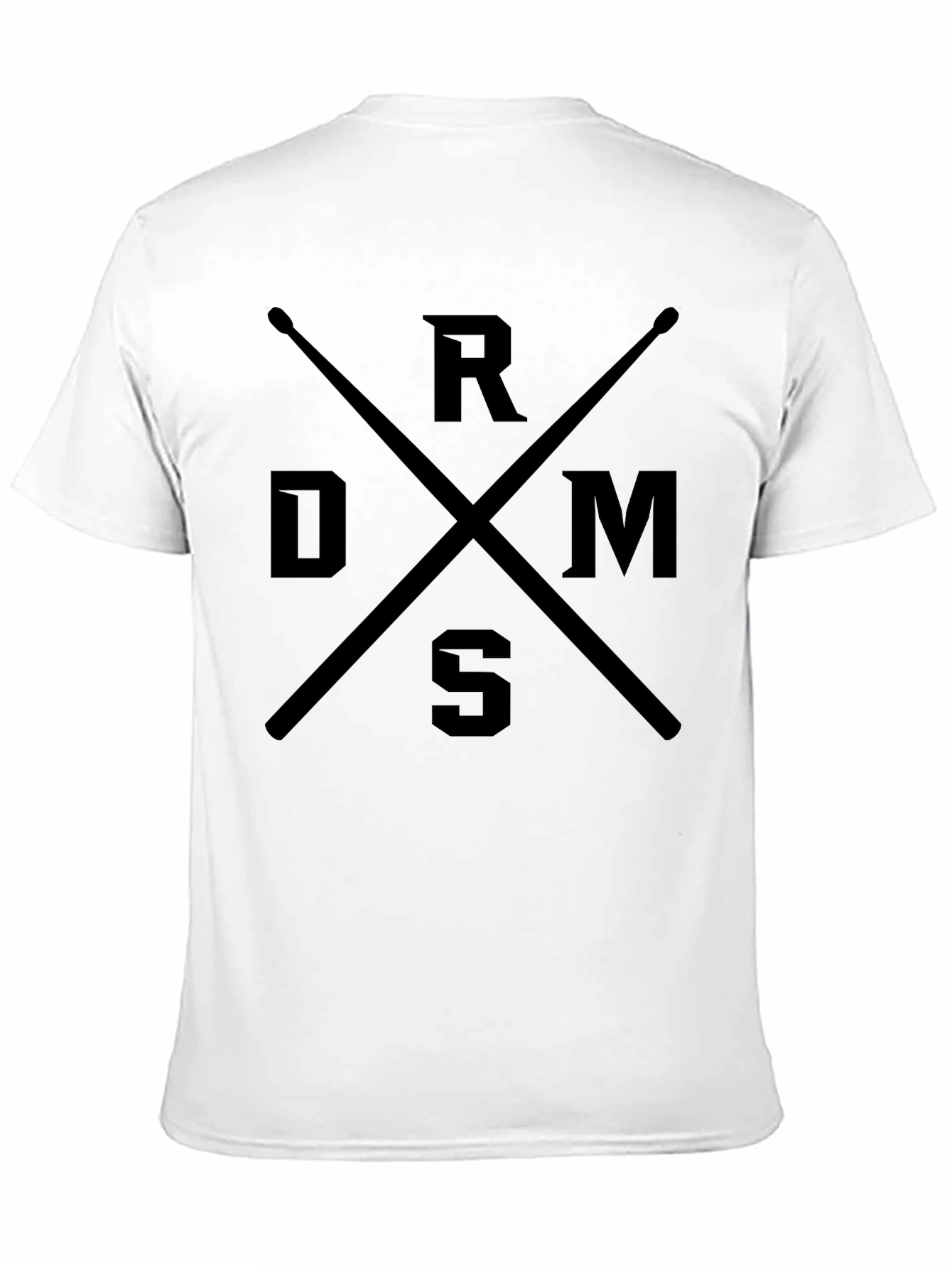 DRMS Drumsticks Black Graphic Tee