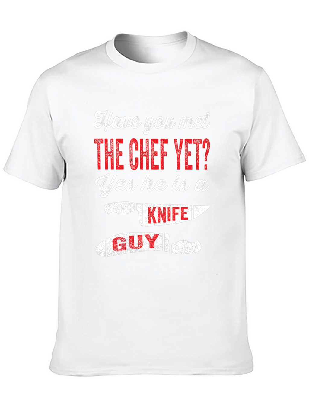 Chef Knife Guy Graphic Tee - Black Cotton T-Shirt