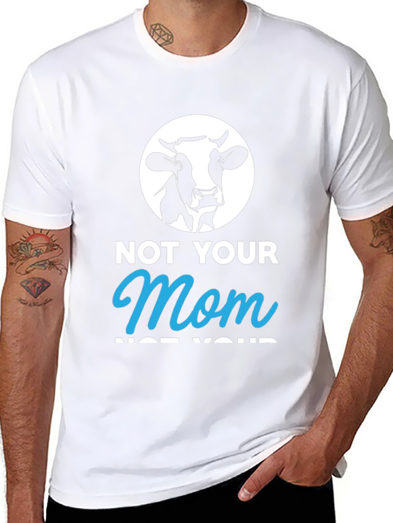 Not Your Mom T-Shirt - Funny Vegan Tee