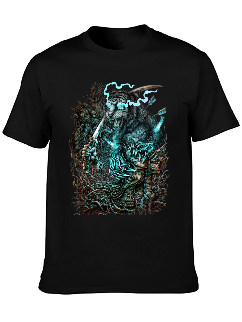 Tiger Samurai Graphic Tee