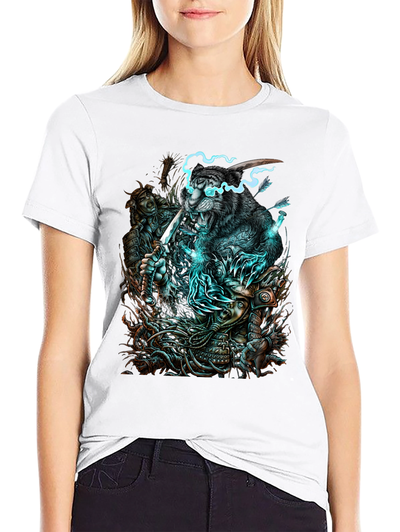 Tiger Samurai Graphic Tee