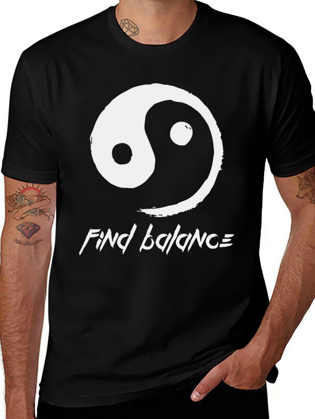 Yin Yang Find Balance T-Shirt