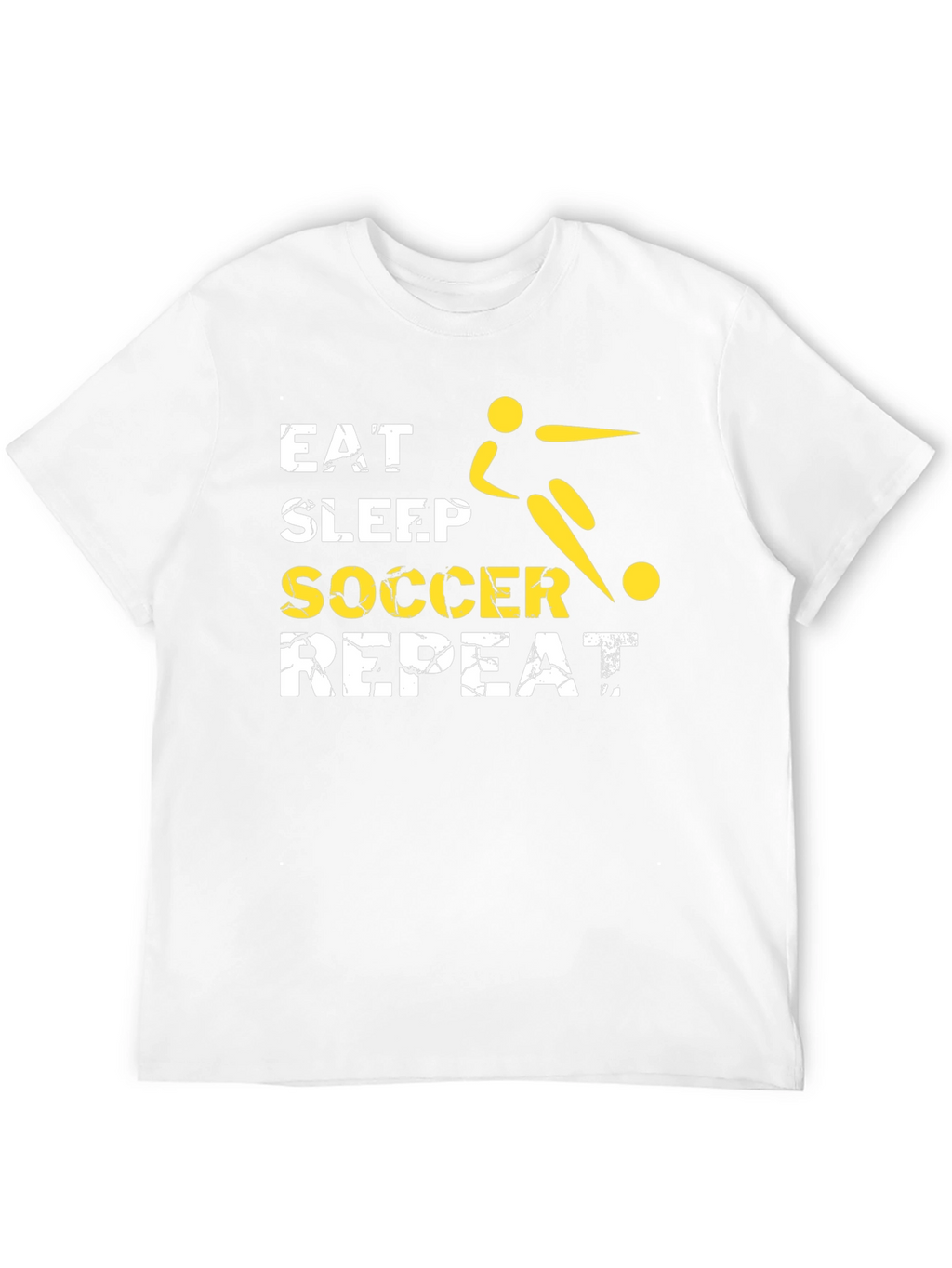 Eat Sleep Soccer Repeat Black T-Shirt