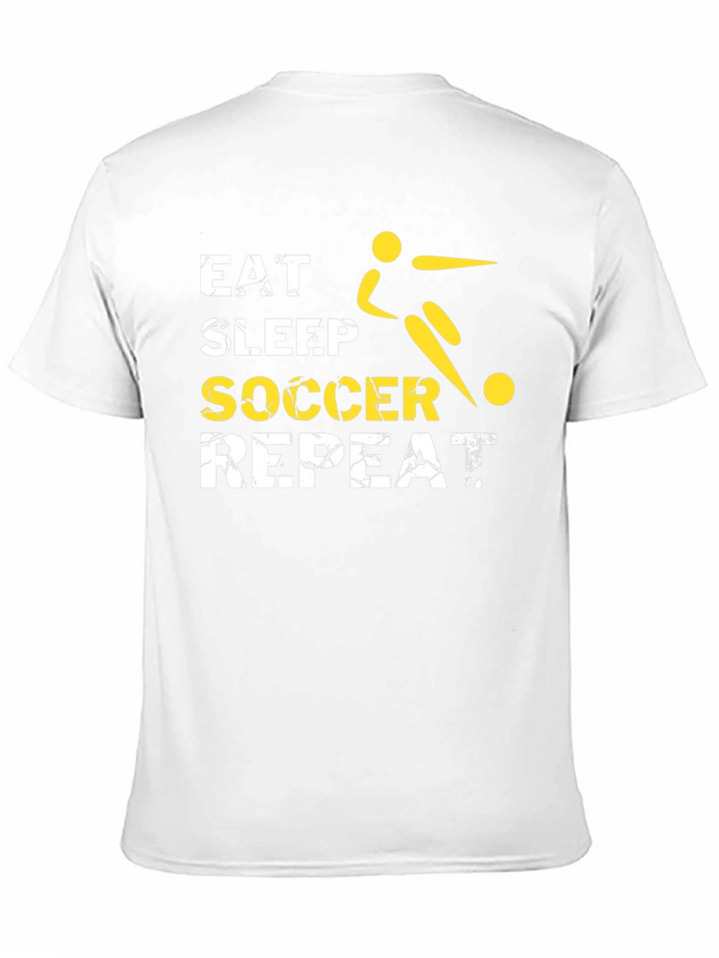 Eat Sleep Soccer Repeat Black T-Shirt