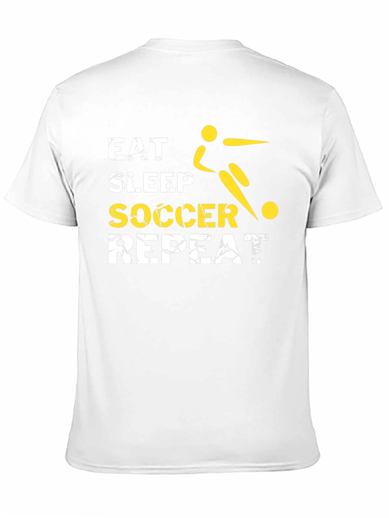 Eat Sleep Soccer Repeat Black T-Shirt