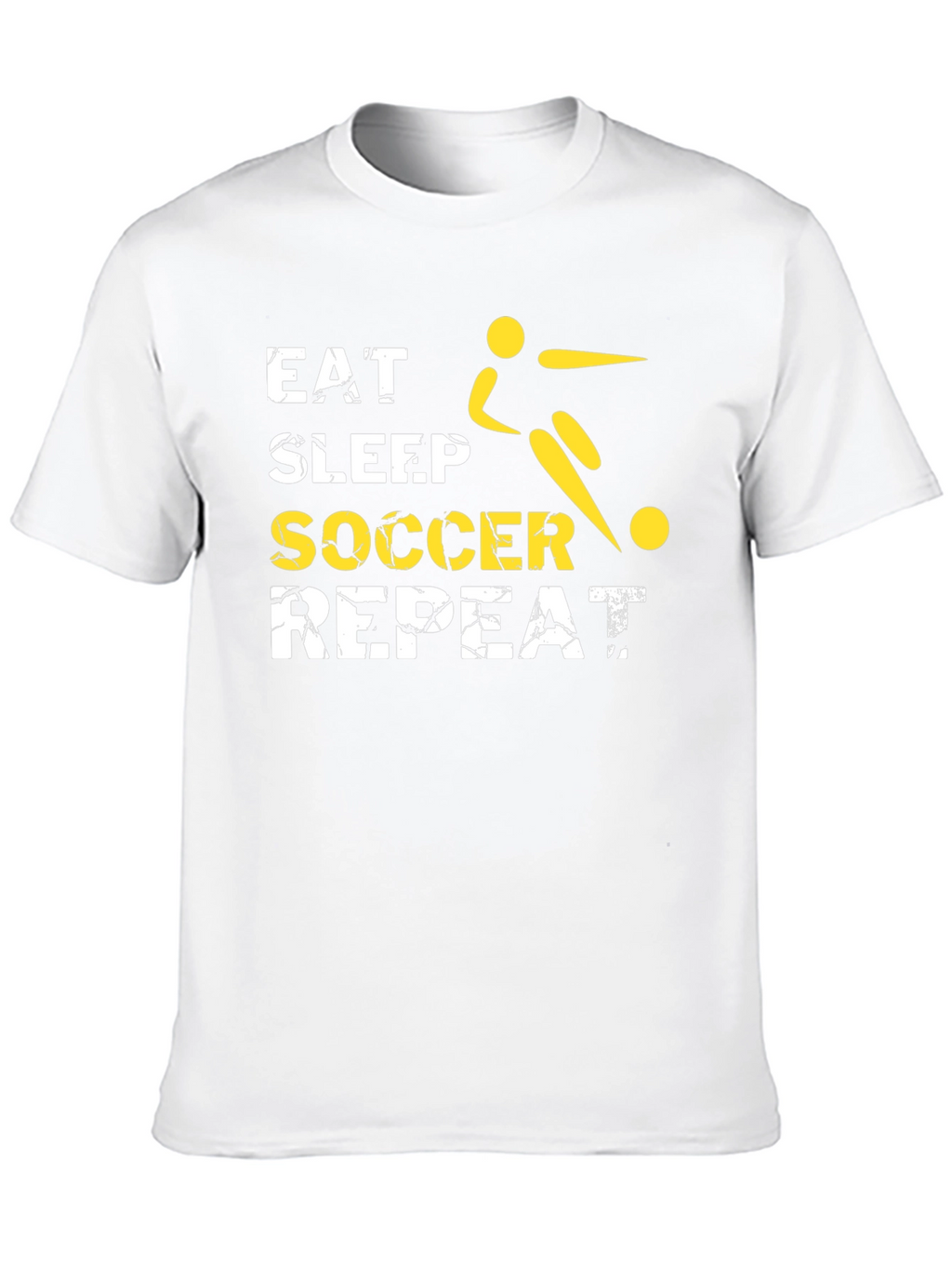 Eat Sleep Soccer Repeat Black T-Shirt