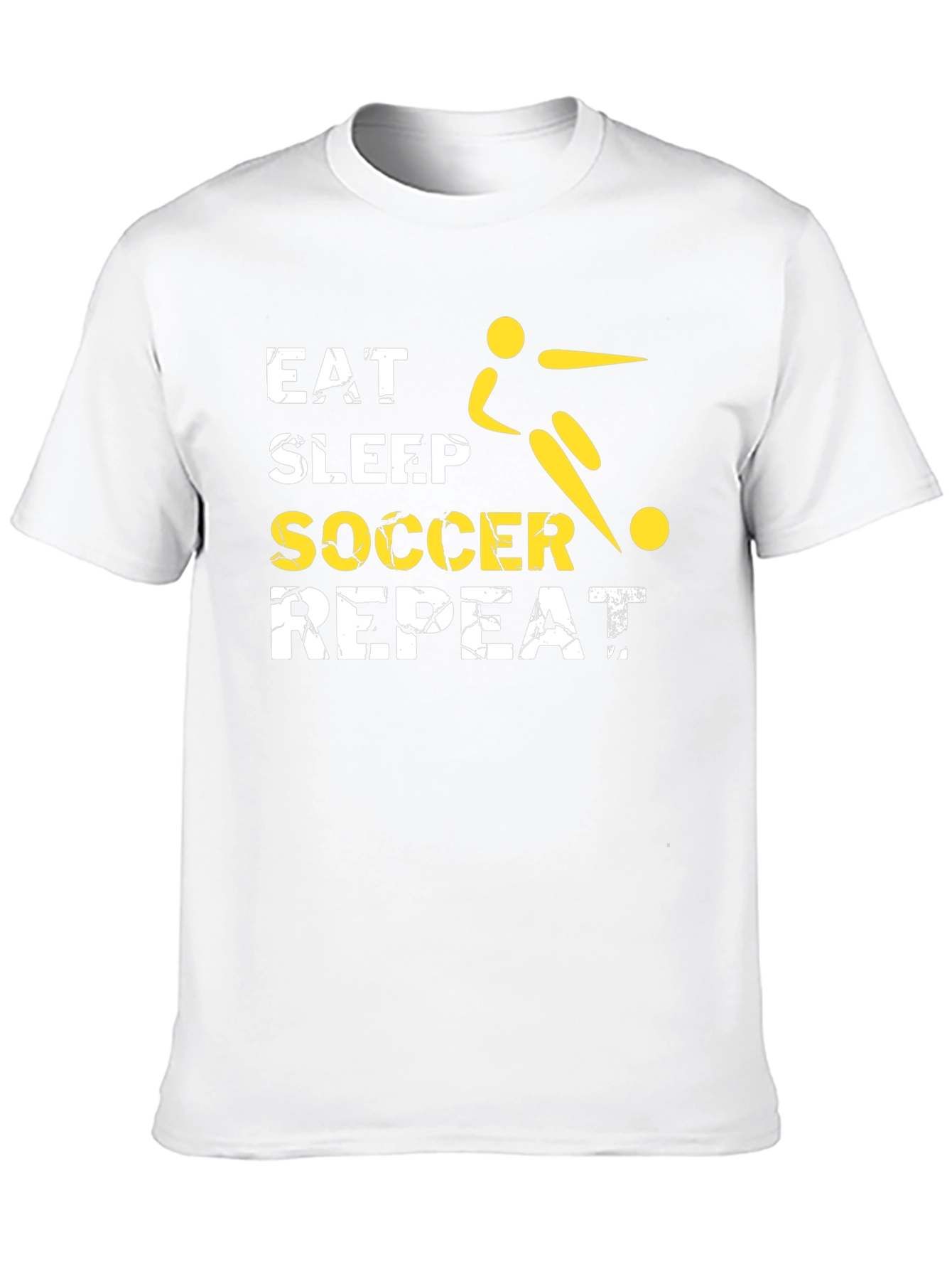 Eat Sleep Soccer Repeat Black T-Shirt
