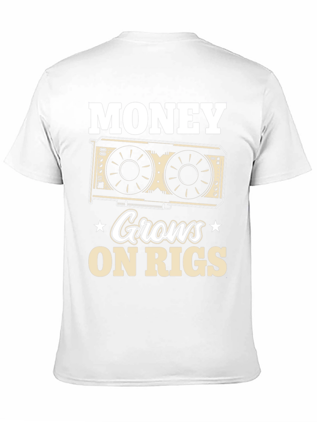 Money Grows On Rigs T-Shirt - Mining Crypto Tee