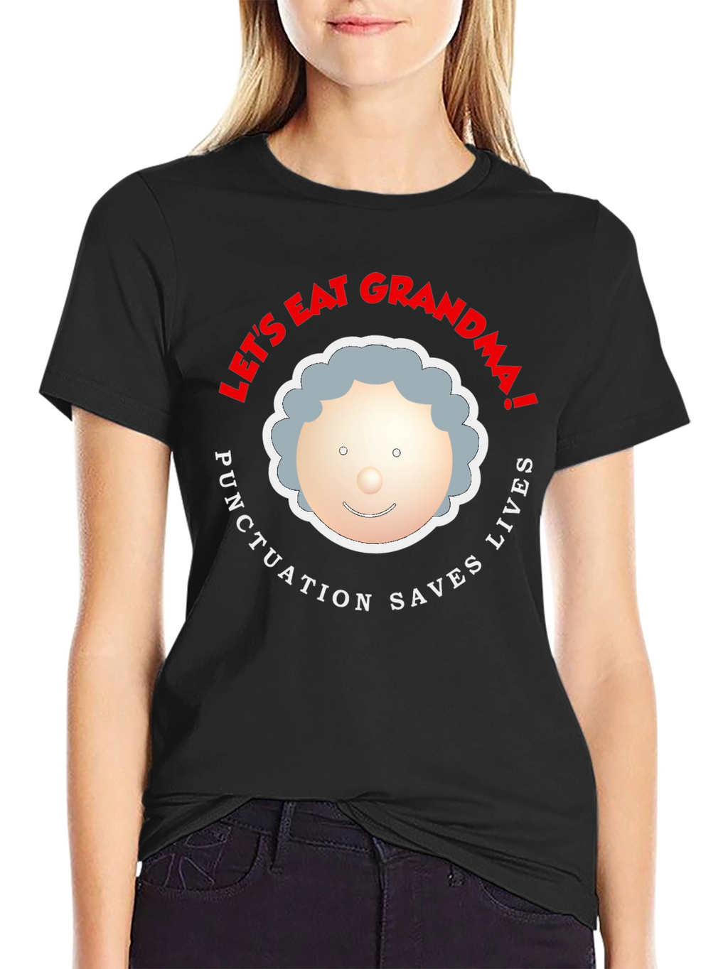 Lets Eat Grandma Funny Punctuation T-Shirt