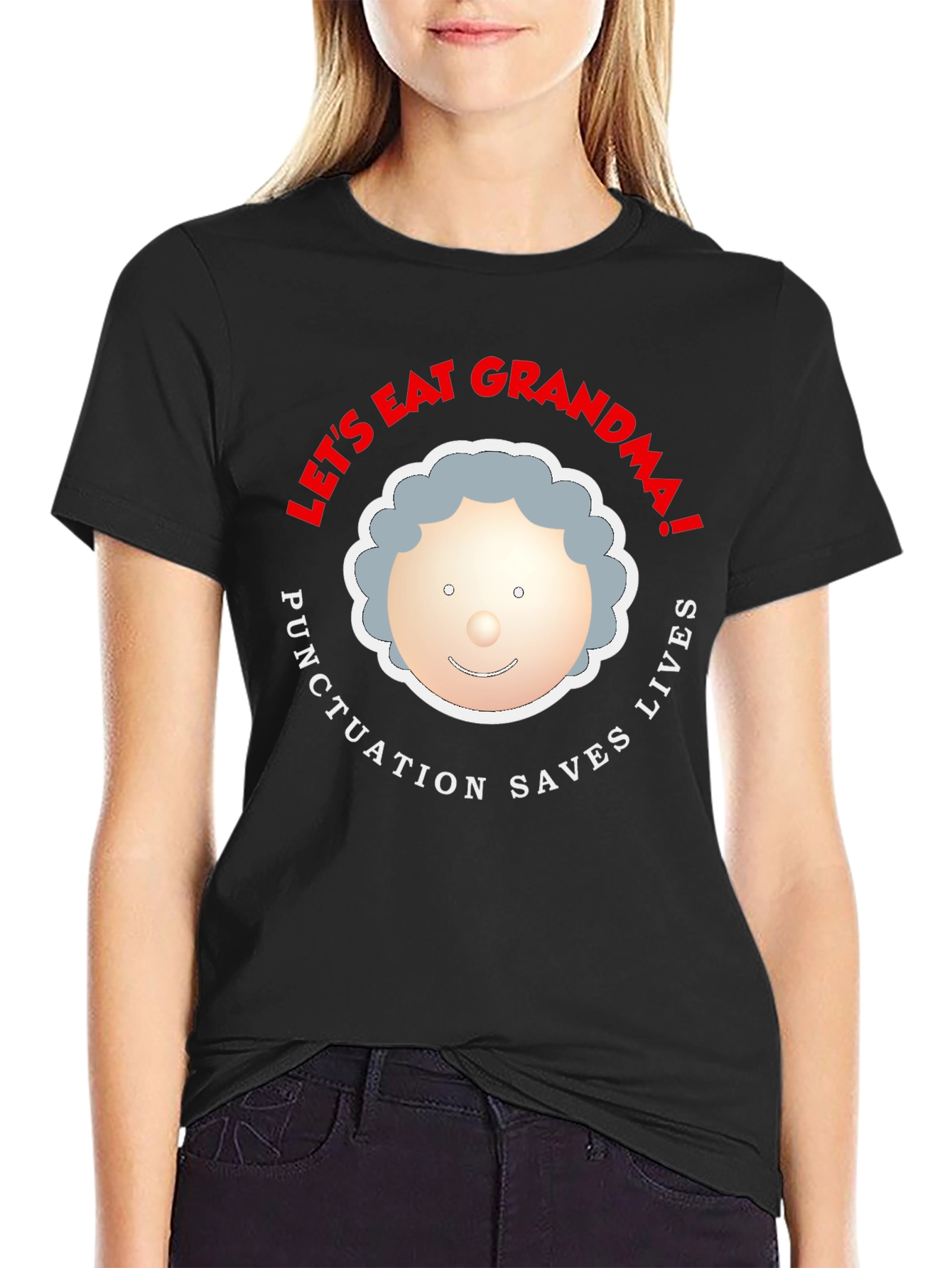 Lets Eat Grandma Funny Punctuation T-Shirt