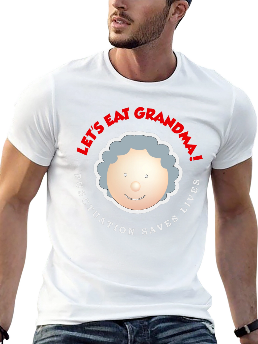 Lets Eat Grandma Funny Punctuation T-Shirt