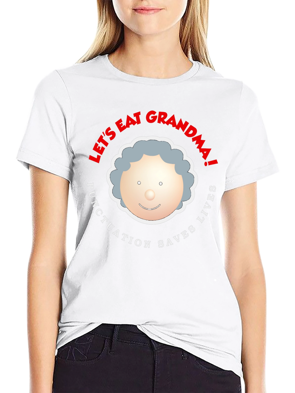 Lets Eat Grandma Funny Punctuation T-Shirt