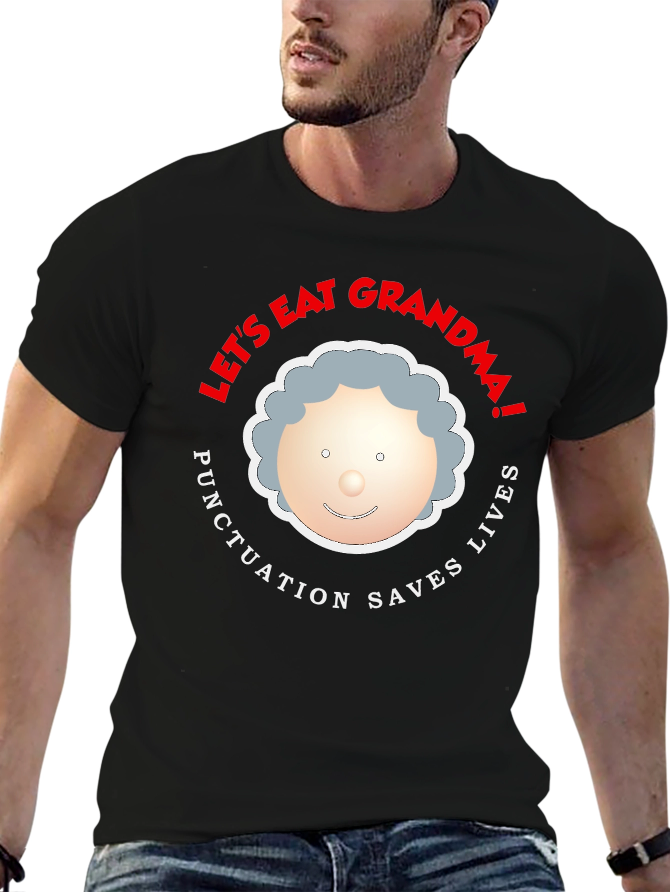 Lets Eat Grandma Funny Punctuation T-Shirt