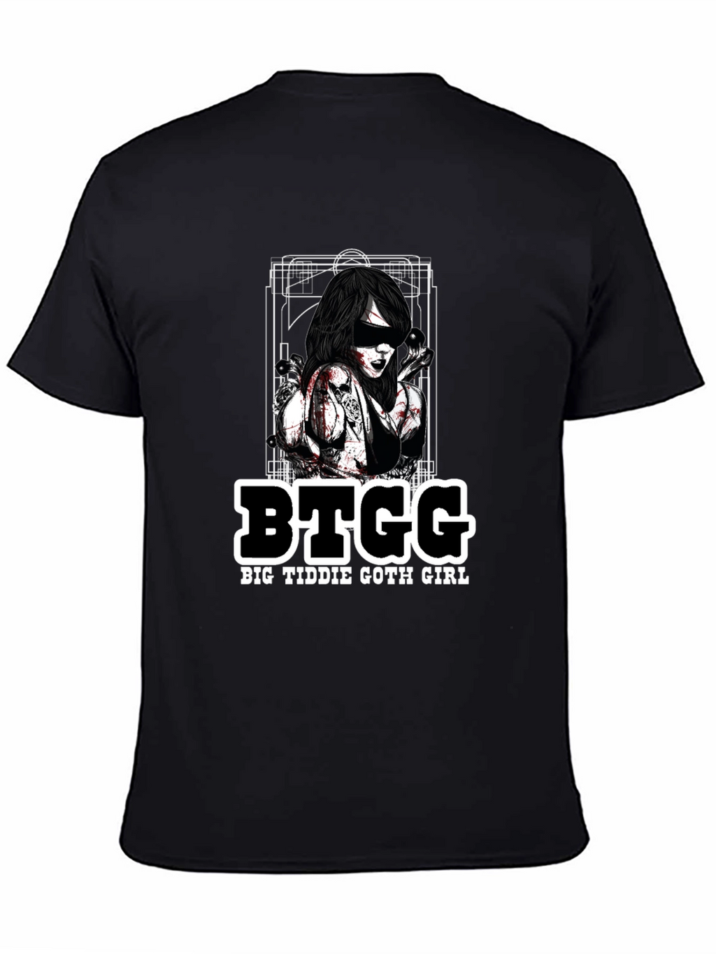 BTGG Big Tiddie Goth Girl Graphic T-Shirt