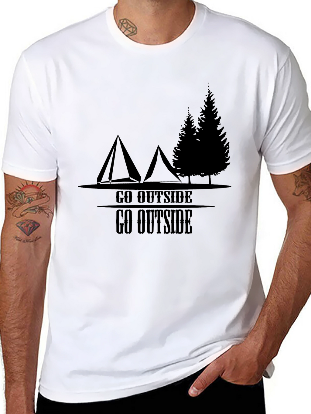 Go Outside Camping T-Shirt