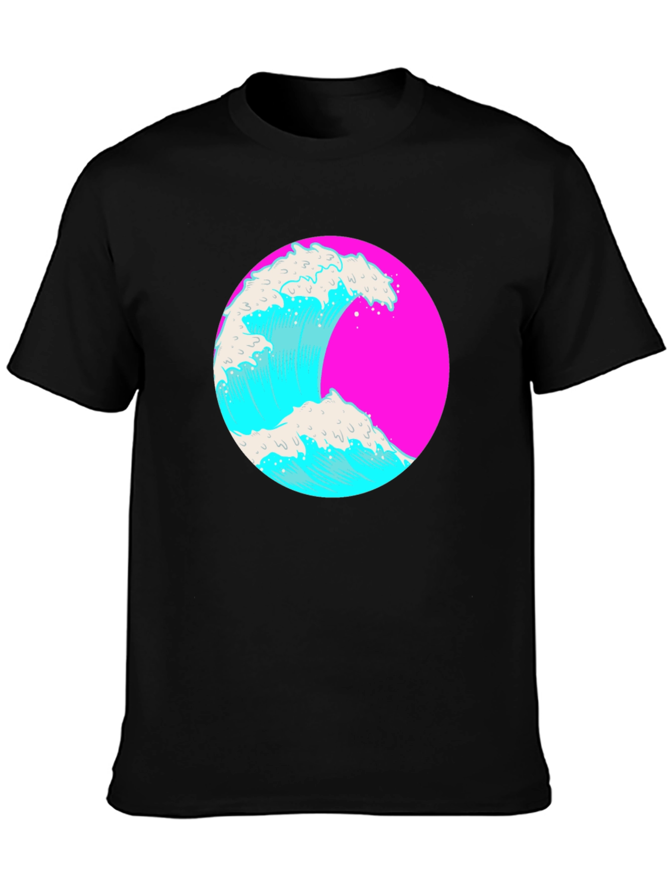 Retro Wave Graphic Tee - Vibrant Style