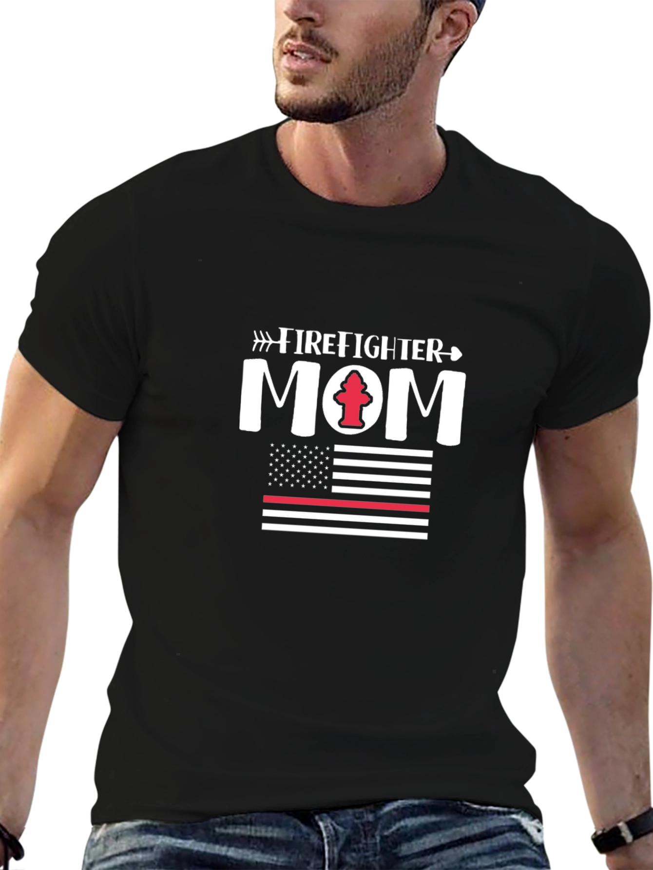 Firefighter Mom Graphic Tee