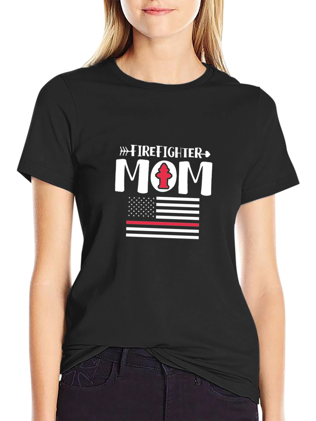 Firefighter Mom Graphic Tee