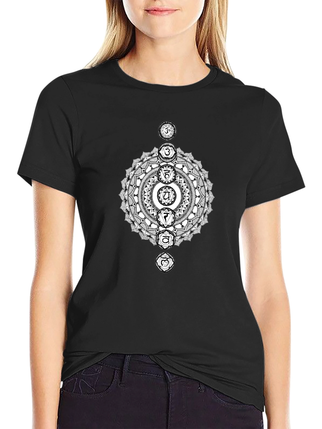 Chakra Mandala T-Shirt - Spiritual Yoga Tee