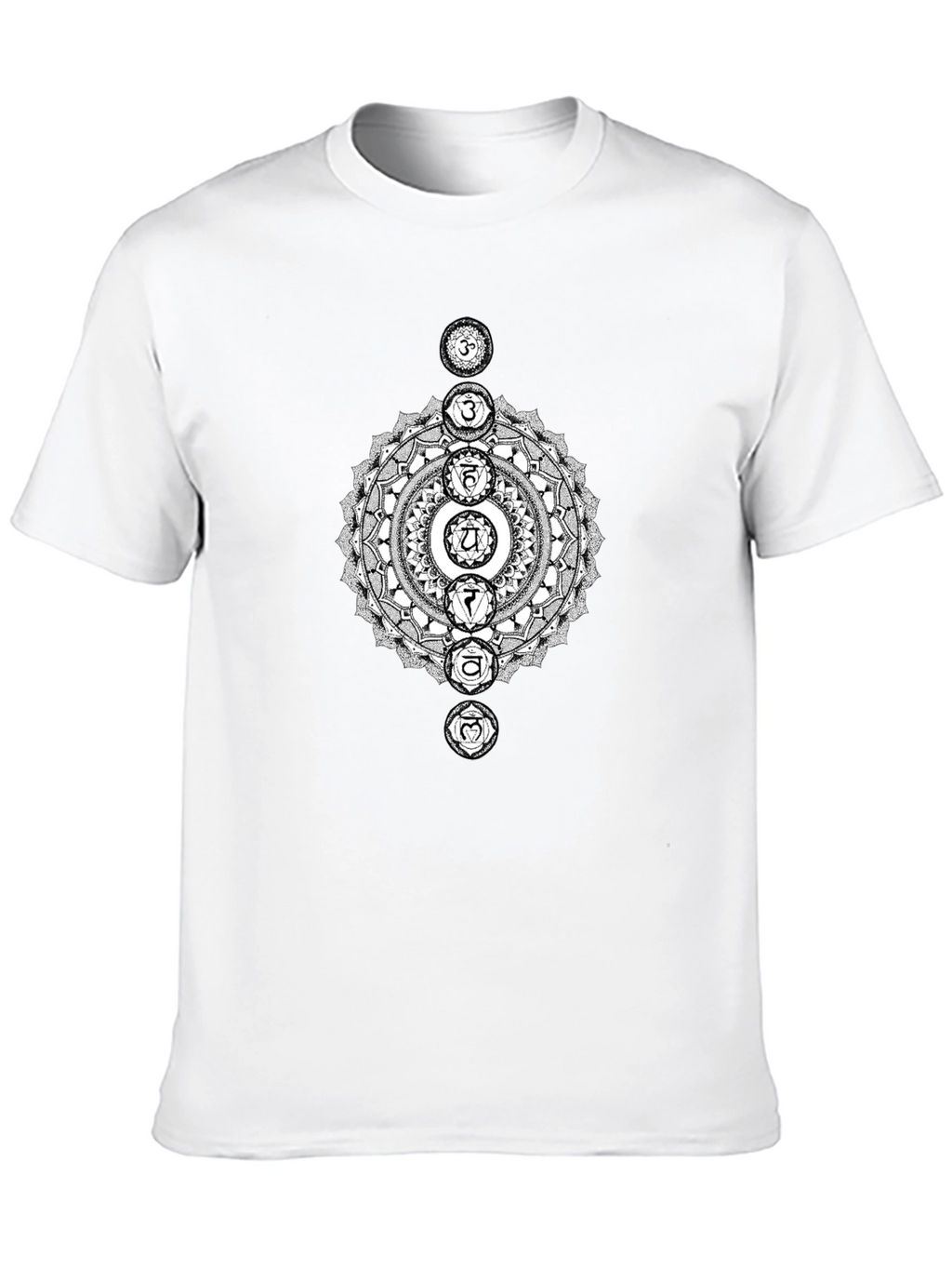 Chakra Mandala T-Shirt - Spiritual Yoga Tee
